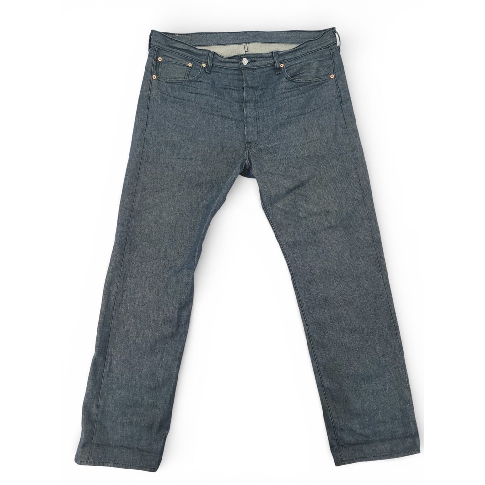 Levi's‎ 501 Jeans Mens 40x34 Button Fly Straight Fit Dark Wash Vintage Y2K